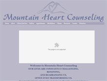 Tablet Screenshot of mountainheartcounseling.com